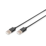 Digitus AK-300100-030-S USB-kabel USB 2.0 3 m USB A Zwart
