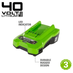 Greenworks 2932507 cordless tool battery / charger Battery charger