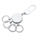 TROIKA PATENT EASY Key ring Silver