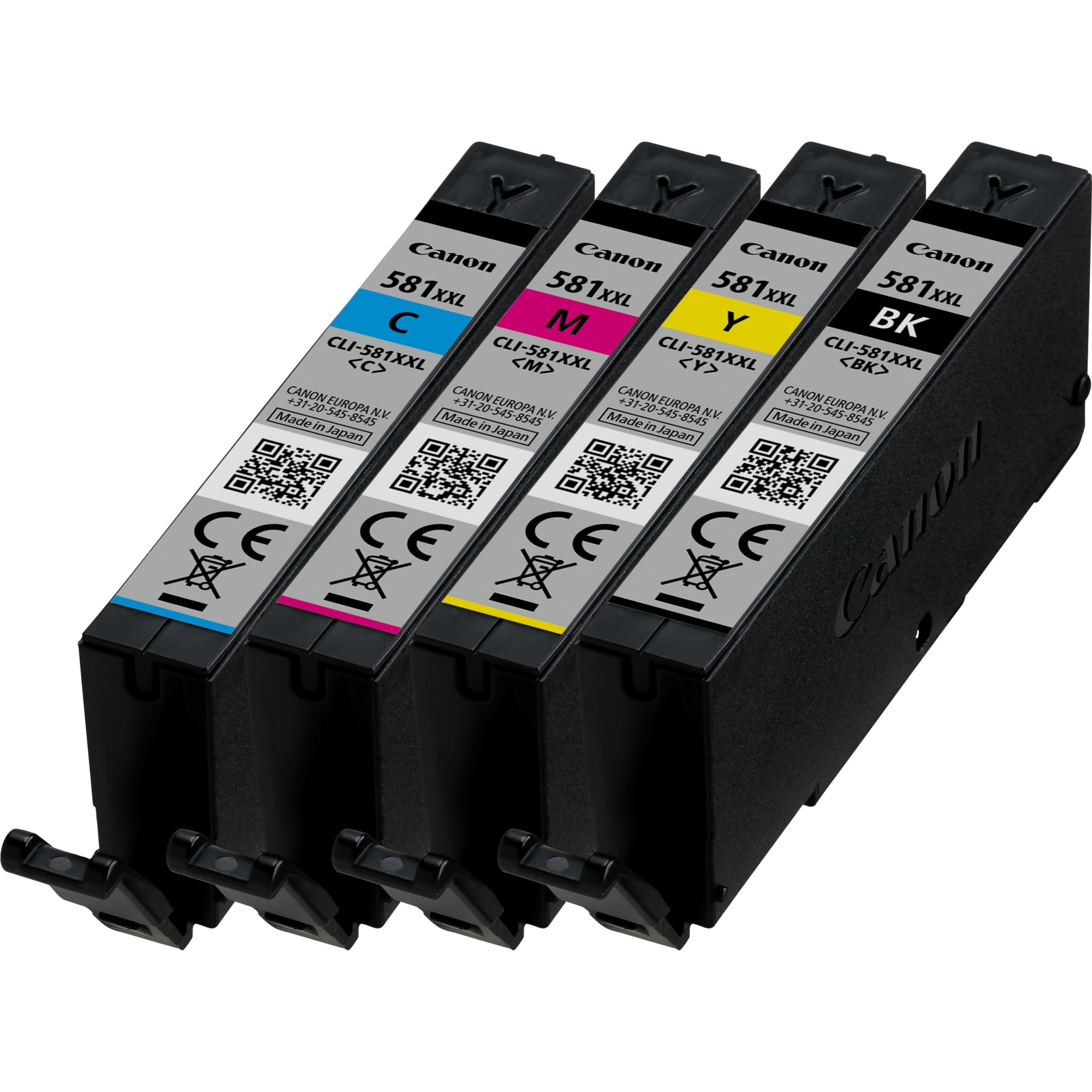 Canon CLI-581XXL Inkjet Cartridge High Yield Multipack C/M/Y/K (Pack of 4) 1998C005