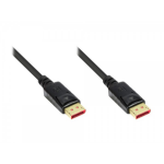 Alcasa 4814-005S DisplayPort cable 0.5 m Black