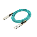 Axiom 100GBASE-AOC QSFP28 InfiniBand cable 1181.1" (30 m) Aqua colour