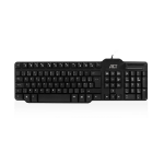 ACT AC5475 clavier Bureau USB AZERTY Belge Noir