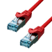 ProXtend CAT6A S/FTP CU LSZH Ethernet Cable Red 1.5M