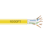 Black Box EYN872A-PB-1000 networking cable Yellow 12000" (304.8 m) Cat6