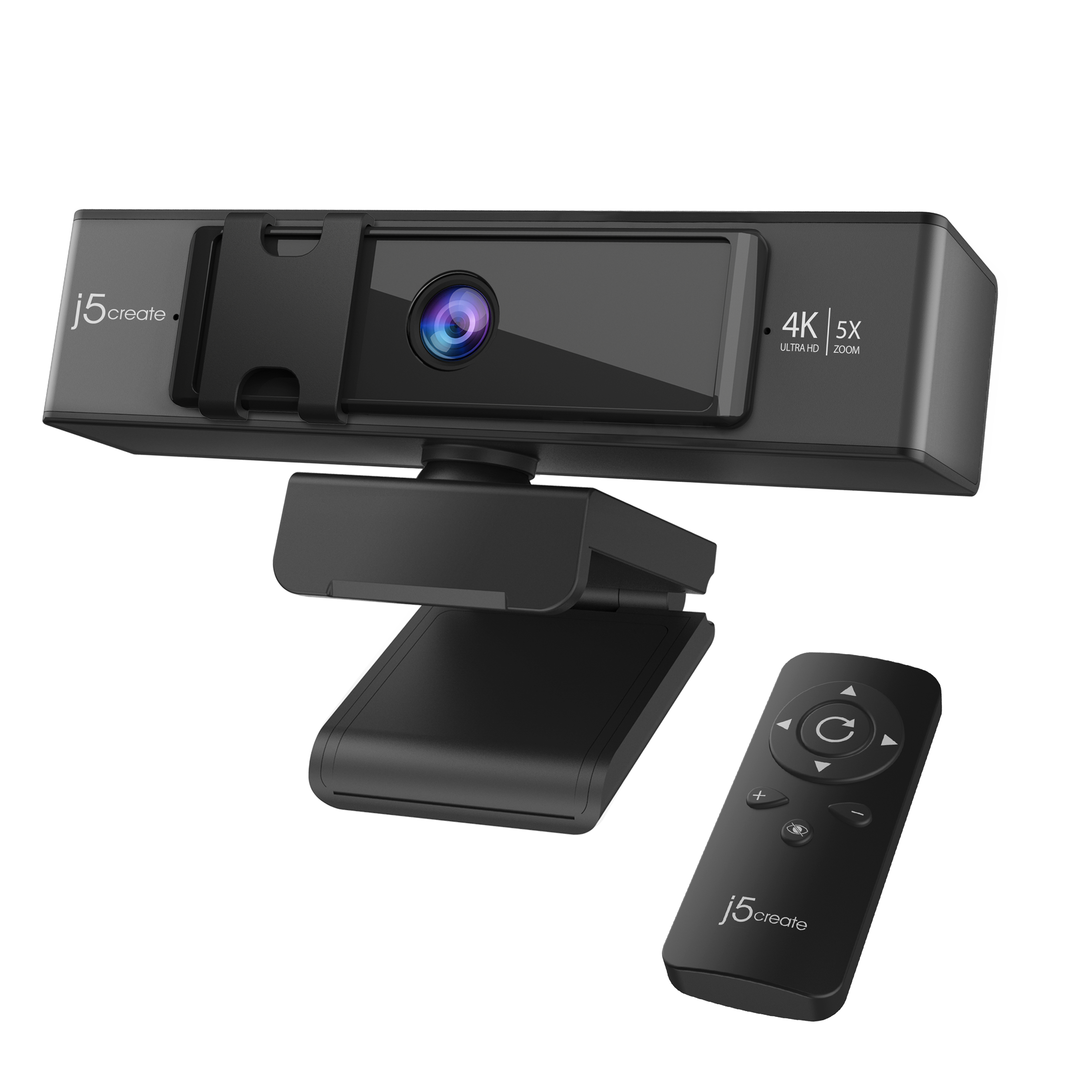 Image of j5create JVCU435 USB 4K Ultra HD Webcam with 5x Digital Zoom...