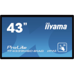 iiyama ProLite TF4339MSC-B1AG computer monitor 109.2 cm (43") 1920 x 1080 pixels Full HD LED Touchscreen Multi-user Black