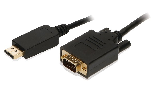 2-Power CAB0034A video cable adapter 1 m HDMI Type A (Standard) VGA (D-Sub) Black