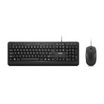 Lenovo 160 toetsenbord Inclusief muis Thuis/Werk USB Amerikaans Engels Zwart