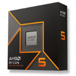 AMD Ryzen 5 9600X with Radeon Graphics, 6 Core AM5 Processor, 12 Threads, 3.9Ghz up to 5.4Ghz Turbo, 32MB Cache, 65W, No Fan