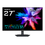 GIGABYTE GO27Q24A 27” OLED 2K QHD Gaming Monitor- 2560 x 1440, 240Hz, 0.03ms, 400 cd/m², FreeSync Premium, G-Sync Compatible, HDMI 2.1, Displayport 1.4
