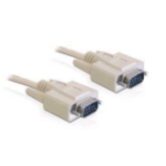 DeLOCK RS-232, 2m serial cable Beige DB-9