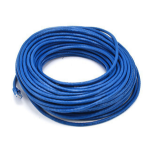 Monoprice 100ft. Cat6 UTP networking cable Blue 1200" (30.5 m) U/UTP (UTP)