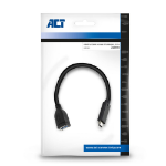 ACT USB 3.0 kabel OTG, USB-C male naar USB-A female, 0,2 meter