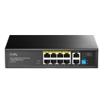 Cudy GS1010P network switch Gigabit Ethernet (10/100/1000) Power over Ethernet (PoE) Desktop/Wall-Mounting Black