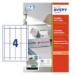 Avery Printable Tent Card 120x45mm 4 Per Sheet 190gsm White (Pack 40) L4794-10
