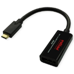 ROLINE 11.04.5957-10 USB graphics adapter 3840 x 2160 pixels Black