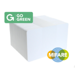 Go Green Pack of 100 Go Green Genuine NXP MIFARE® 4k EV1 Blank White Cards (85% Recycled Plastic)