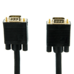 VCOM CG381D-G-10-0 VGA cable 10 m VGA (D-Sub) Black