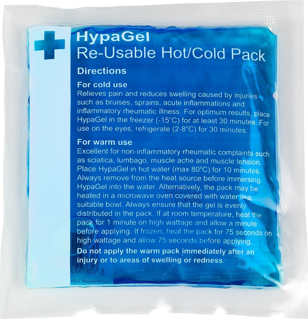 Safety First Aid Gro HypaGel Hot-Cold Pack Compact Reusable 13x14cm 140g
