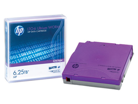 Image of Hewlett Packard Enterprise C7976W backup storage media Blank data...