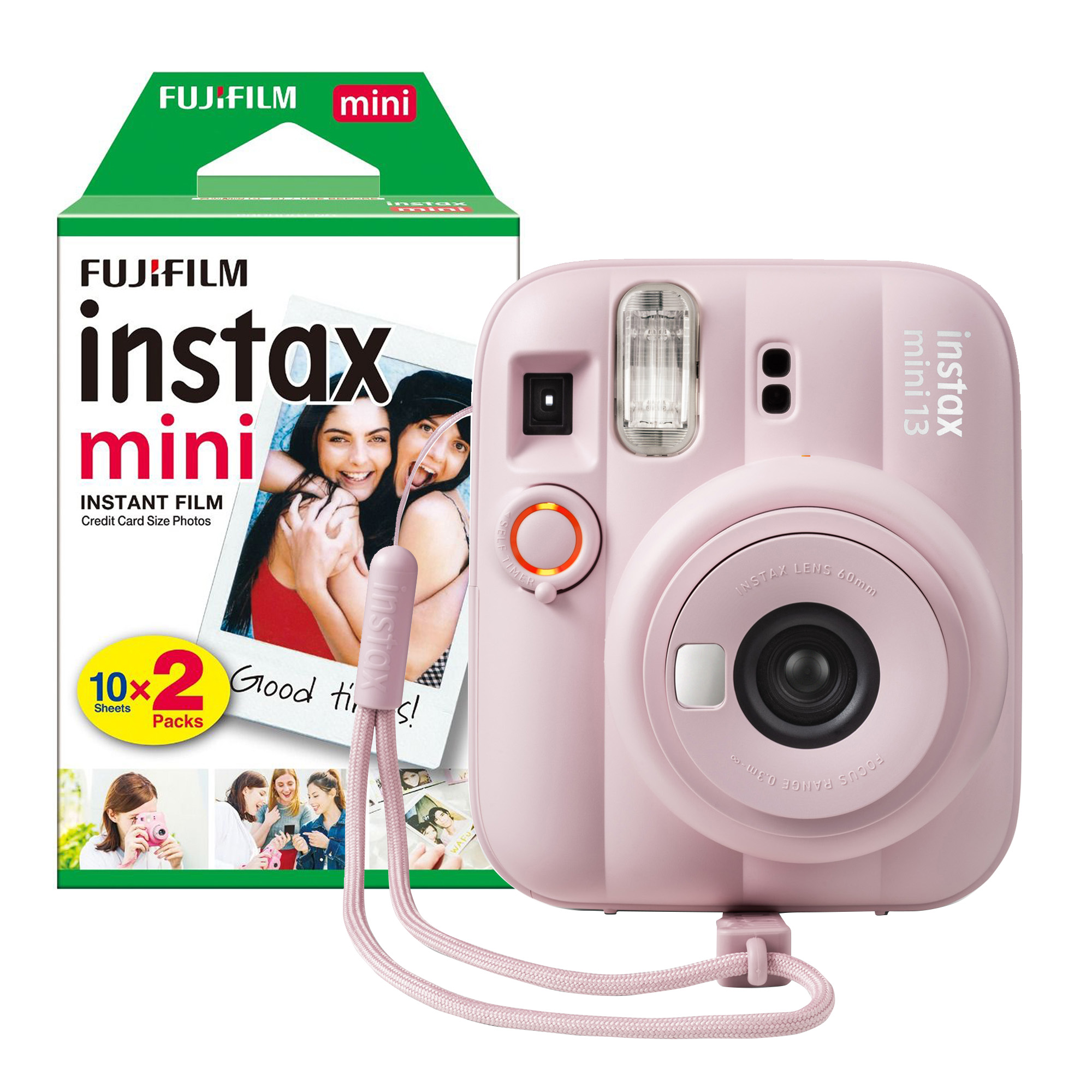 Instax Mini 13 Instant Camera - Candy Pink - Camera + 20 Shot Pack thumbnail