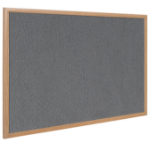 Bi-Office FB0742239 insert notice board Indoor Grey Wood -