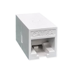 ROLINE RJ-45 Mini Inline Coupler, Cat.6A (Class EA), unshielded, white