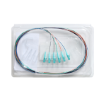 4Cabling 015.012.1410 fibre optic cable 2 m 6x LC OM4 Aqua colour, Multicolour