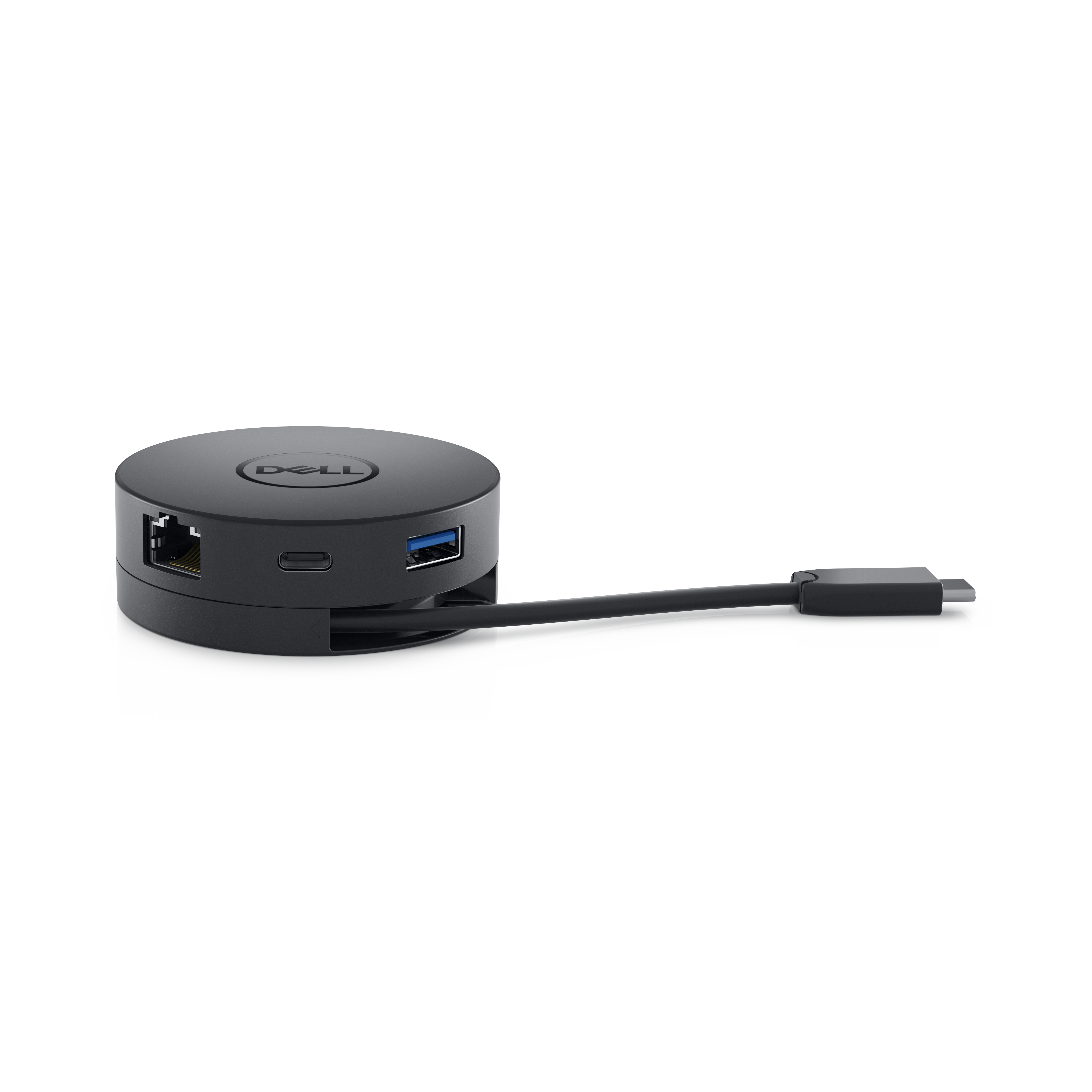 Image of DELL Mobile Adapter DA300 Wired USB 3.2 Gen 2 (3.1 Gen 2) Type-C Black