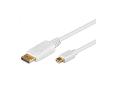 Image of Microconnect Mini Displayport - Displayport, 1m, M-M White