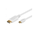 Microconnect Mini Displayport - Displayport, 1m, M-M White