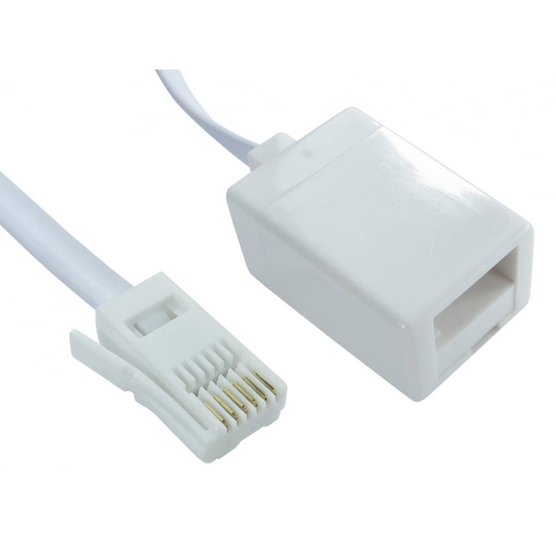 Image of FDL 5M TELEPHONE EXTENTION CABLE - PLUG TO SOCKET