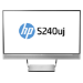 HP EliteDisplay S240uj Monitor PC 60,5 cm (23.8") 2560 x 1440 Pixel Quad HD LED Nero, Argento