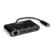Rocstor Y10A251-B1 laptop dock/port replicator USB 3.2 Gen 1 (3.1 Gen 1) Type-C Black