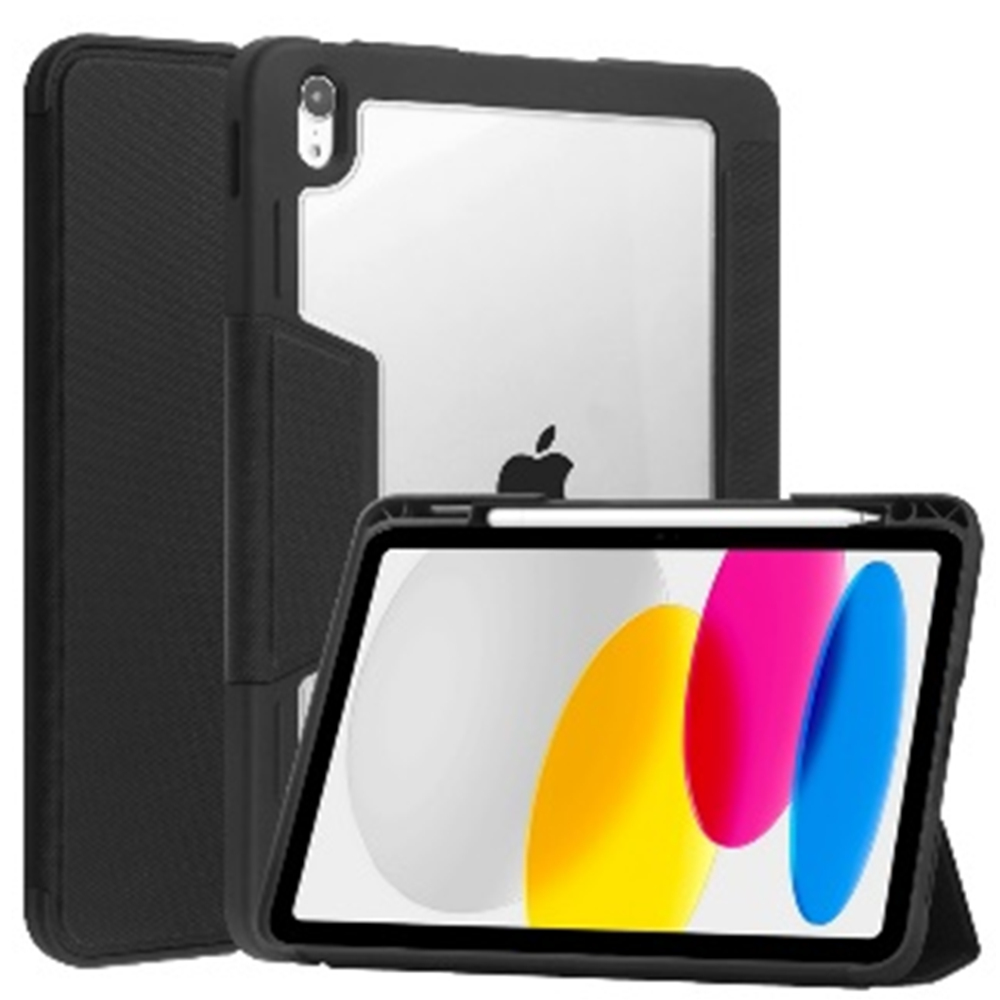 iPad 10th 10.9 2022 / iPad 11th 11 2025 Transporter V2 with Tempered Glass and JLC 20W Type C UK Plug White thumbnail
