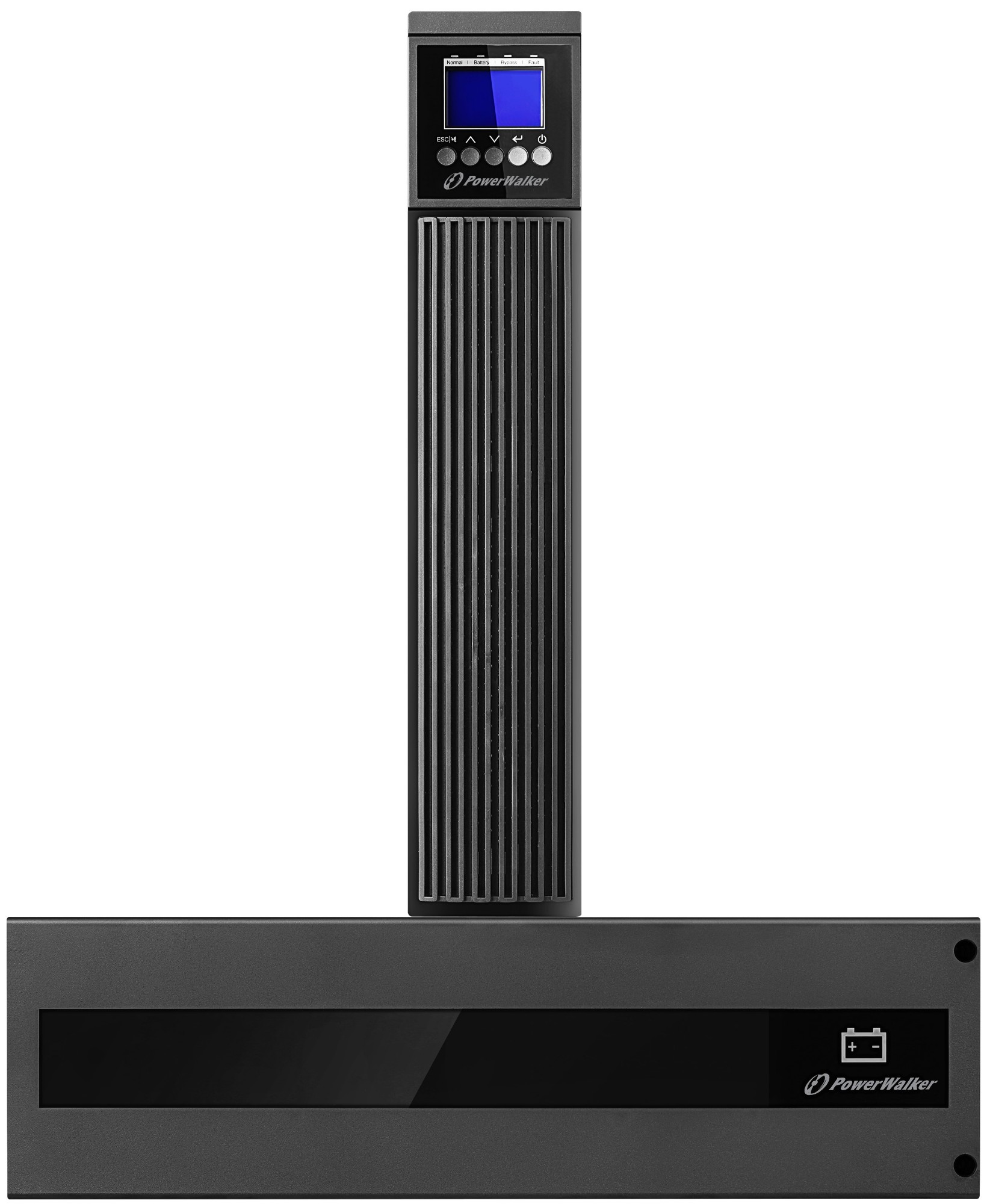 PowerWalker VFI 6000 RTG PF1 Dubbelkonvertering (Online) 6 kVA 6000 W 2 AC-utgångar