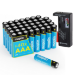 Maplin 40x AAA LR03 1.5V Alkaline Batteries 7 Year Shelf Life inc Battery Tester