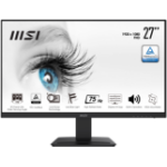 MSI Pro MP273 27 Inch Monitor, Full HD (1920 x 1080), 75Hz, IPS, 5ms, HDMI, DisplayPort, Built-in Speakers, Anti-Glare, Anti-Flicker, Less Blue light, TÜV Certified, VESA, Kensington, Black
