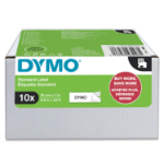 Dymo 2093098/D1 DirectLabel-etikettes black on white 19mm x 7m Pack=10 for Dymo D1 6-19mm/24mm/400 Duo