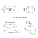 RAM Mounts RAM-E-201U-D montagekit