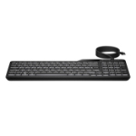 HP Backlit wired keyboard with