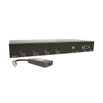 Tripp Lite B320-4X1-MHB-K 4-Port Presentation Switch Kit, 4K 60 Hz (4:4:4) HDMI, DP, USB-C and VGA to HDMI over Cat6 Extender, 50 ft., TAA