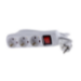 Mercodan 3-wy Schuko power srip,