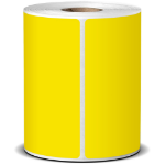 Calibor LA100150TP1AC25MMY self-adhesive label Rectangle Permanent Yellow 400 pc(s)