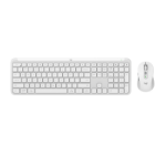 Logitech Signature Slim Combo MK950 keyboard Mouse included Office RF Wireless + Bluetooth QWERTY English White