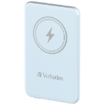 Verbatim Charge 'n' Go Magnetic Wireless Power Bank 5000mAh Blue