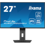 iiyama ProLite XUB2792UHSU-B6 computer monitor 68.6 cm (27") 3840 x 2160 pixels 4K Ultra HD LED Black