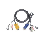 iogear G2L5301U USB KVM cable 1.21 m Grey