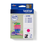 Brother LC-221M Ink cartridge magenta, 260 pages ISO/IEC 24711, Content 3,9 ml for MFC-J 1100 Series